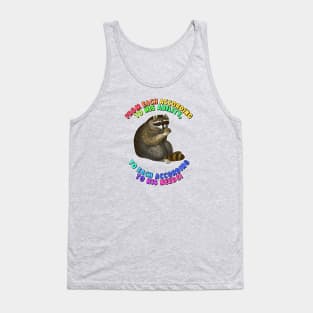 Communist Raccoon Tank Top